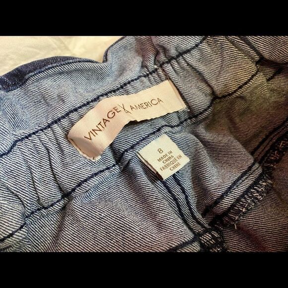 Vintage America High Waist Jeans Dark Wash Paperboy Boy - Picture 2 of 13